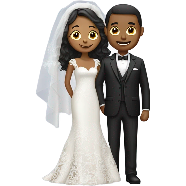 bride and groom emoji