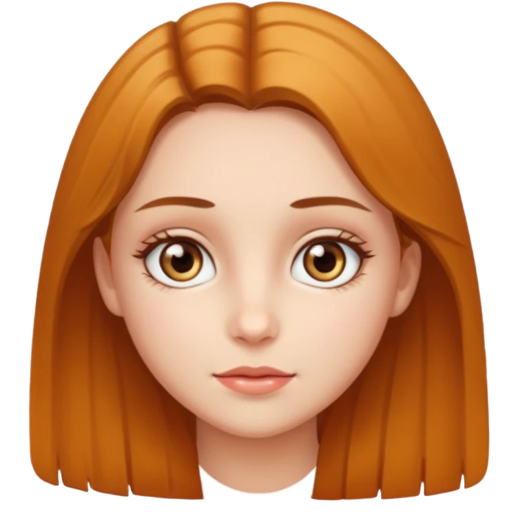 A girl with hazel eyes soft futures  emoji