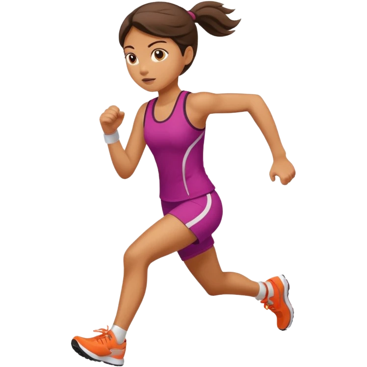 Chica corriendo  emoji