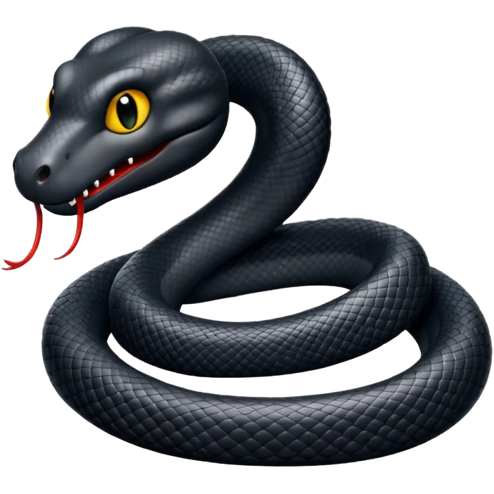 Black snake emoji
