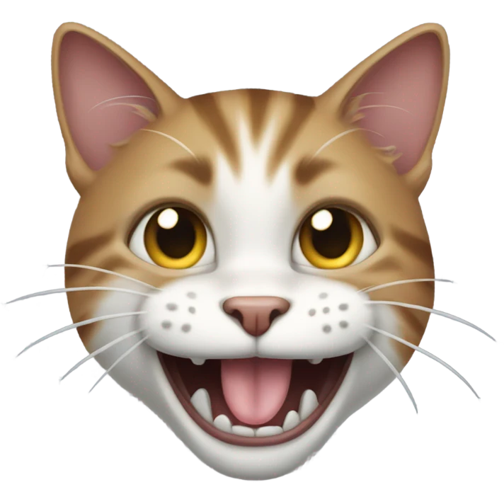 cat with teeth emoji