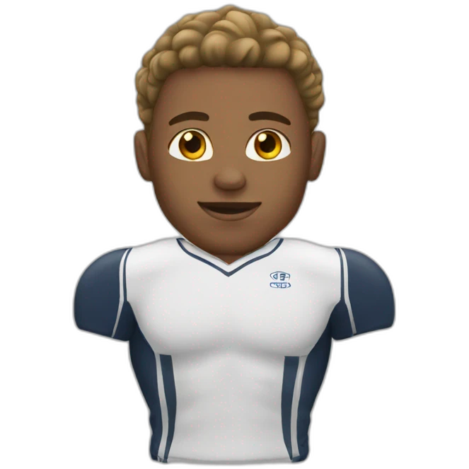 white Athlete  emoji