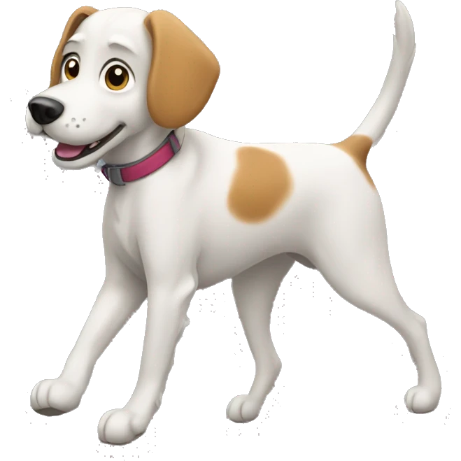 dog walking emoji