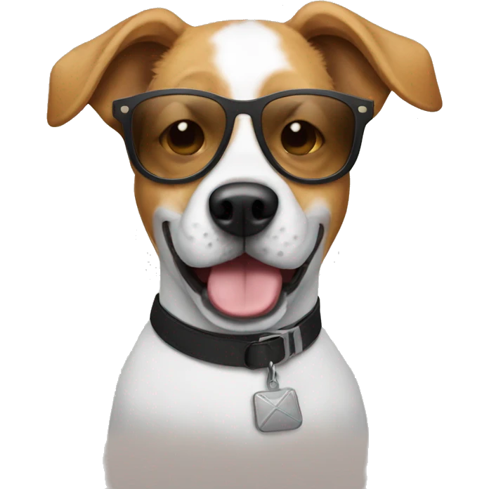 dog with sunglasses emoji