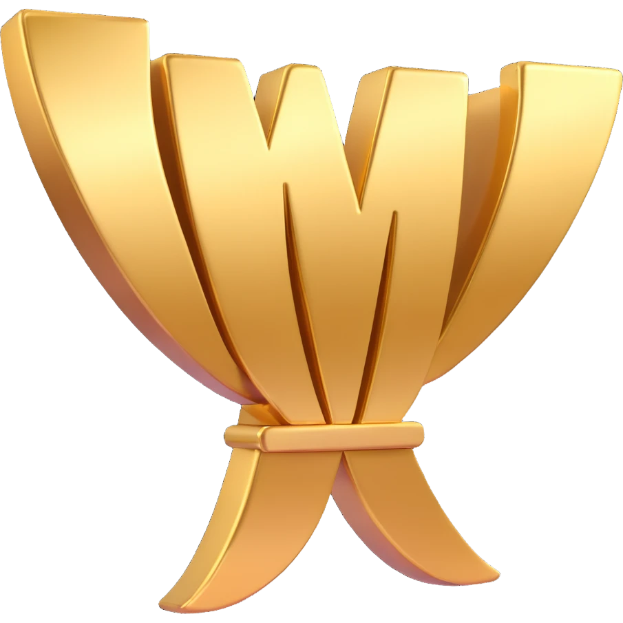 gold metallic shiny icon emoji
