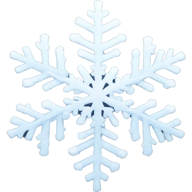 Fancy snowflake  emoji