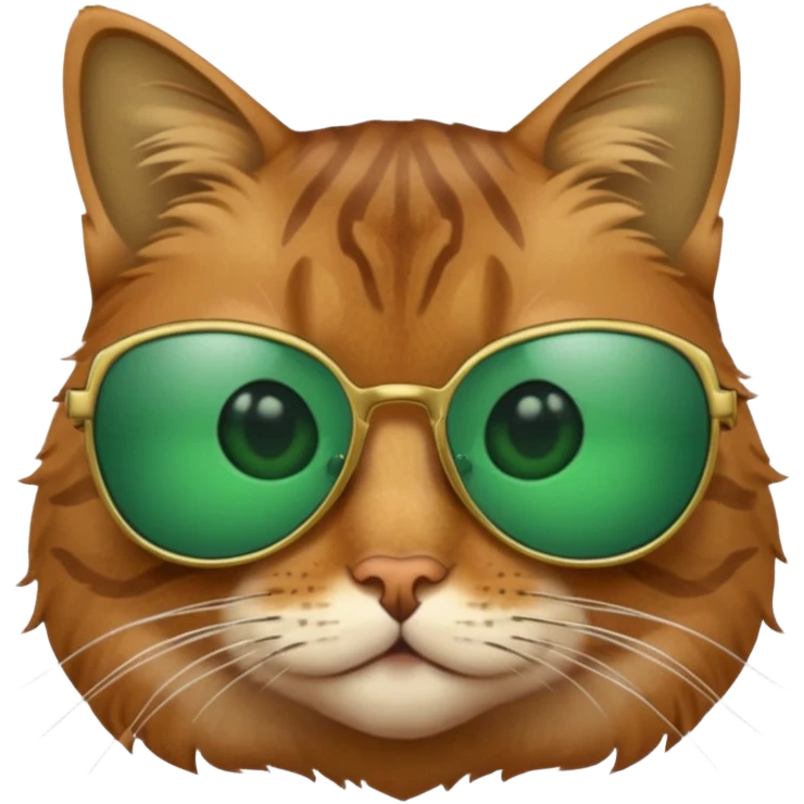 Cat wearing sunglasses emoji