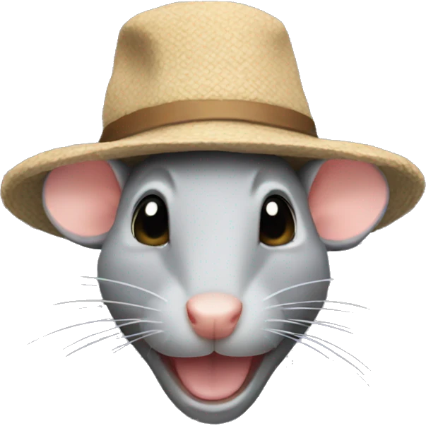 rat in a hat emoji