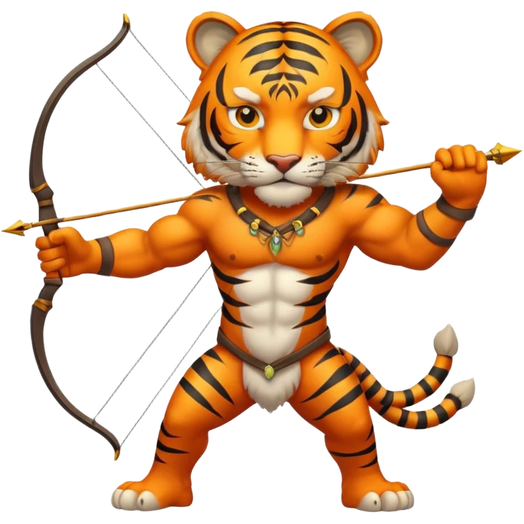 Tiger archer emoji