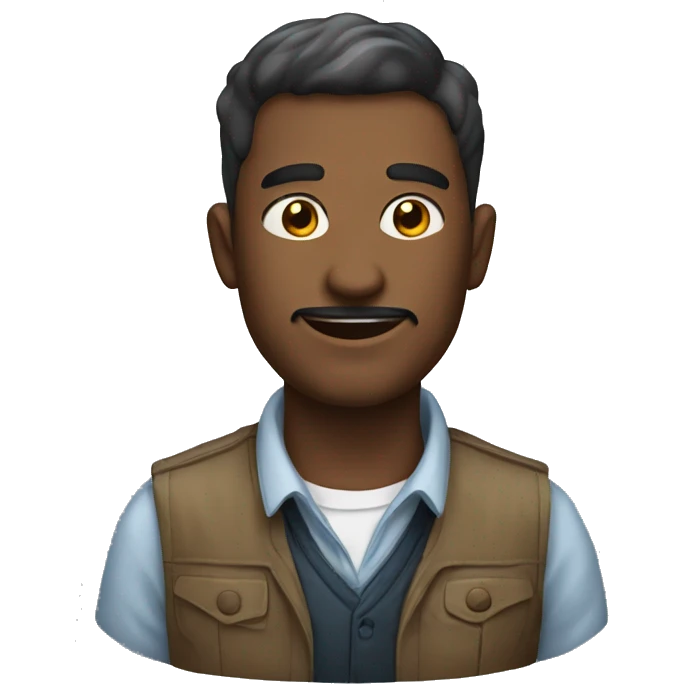a man that has rizz and rizzing a female emoji
