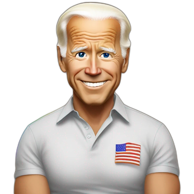Joe Biden + iced coffee + gays emoji