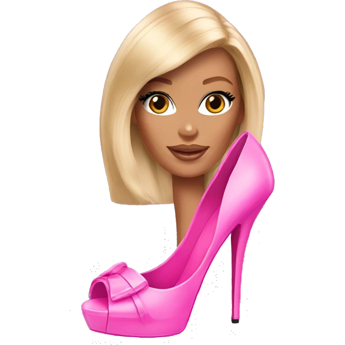 Barbie in heels emoji
