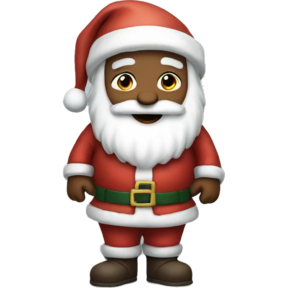 santa insnowglow  emoji