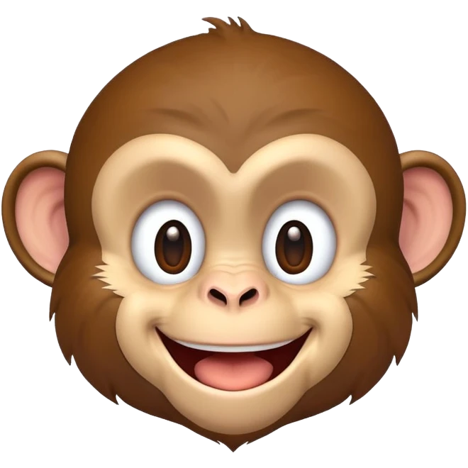 happy monkey emoji