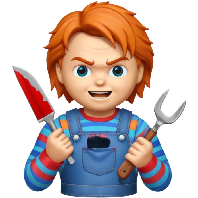 Un emojin de chuky emoji