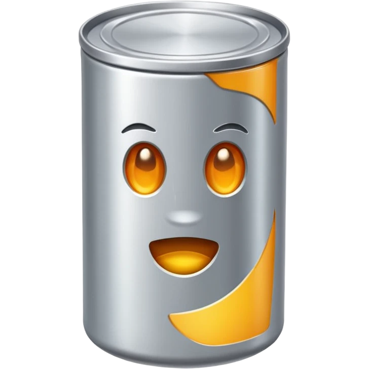 boite de conserve en metal emoji