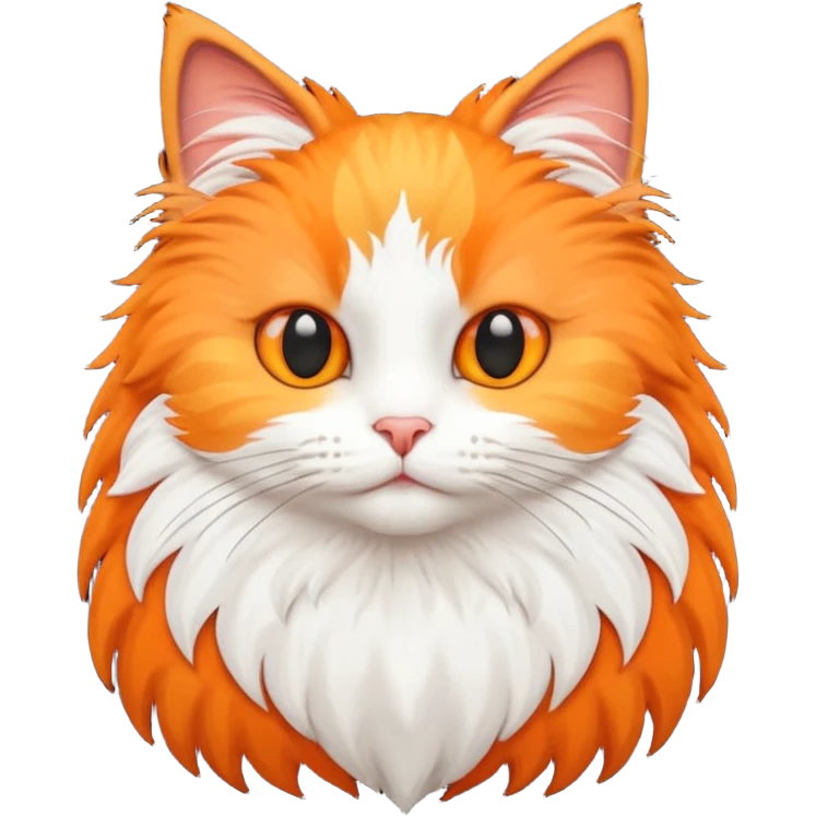 a cat in a bird shape emoji