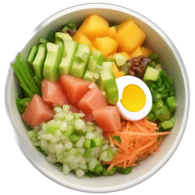 poke bowl emoji