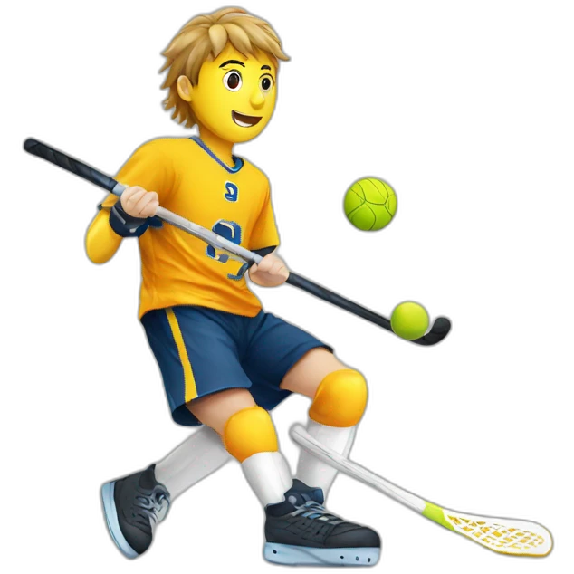Floorball emoji