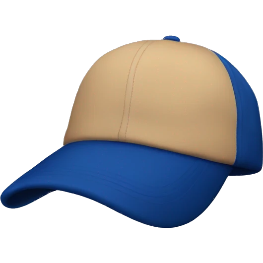 dark blue dad hat piece of clothing emoji