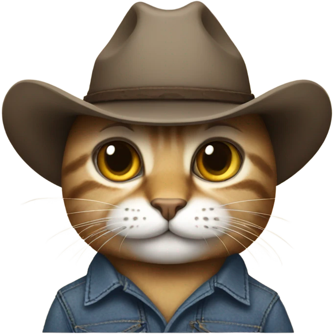 Texan cat emoji