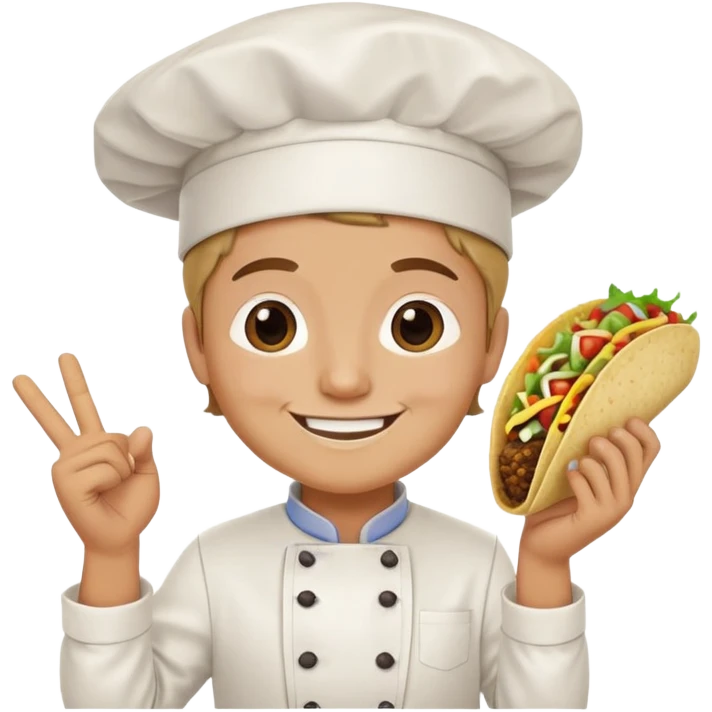 Taco in charge emoji