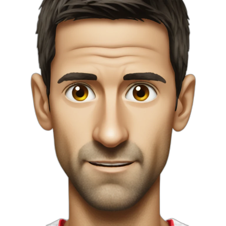 Djokovic face emoji