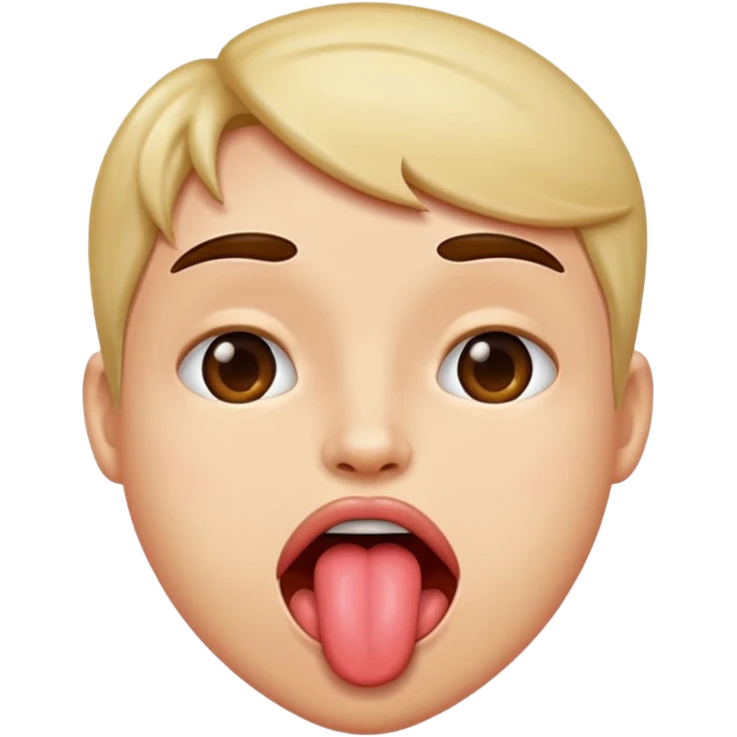 Sacando la laengua emoji
