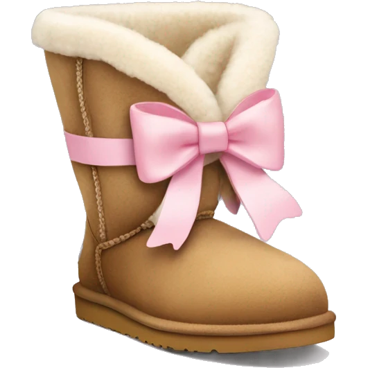 ugg with cute little bows emoji