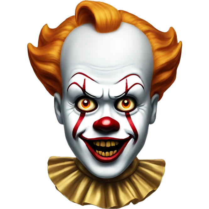 gold pennywise emoji