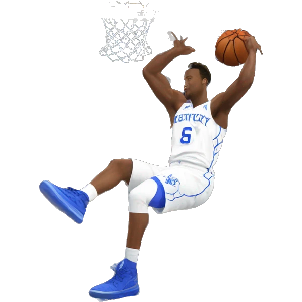 Kentucky basketball player dunking on the south eastern conference  emoji