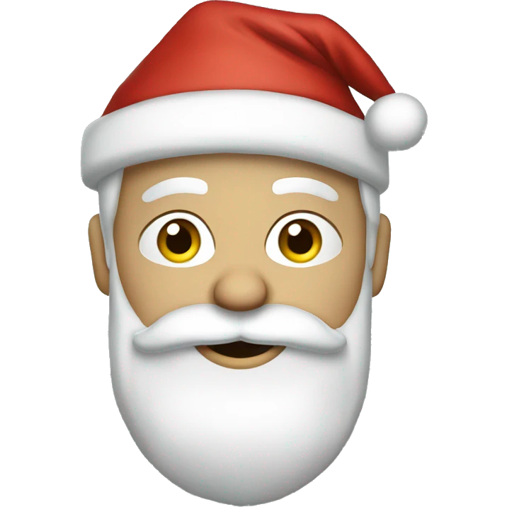 Caucasian Santa in pajamas  emoji