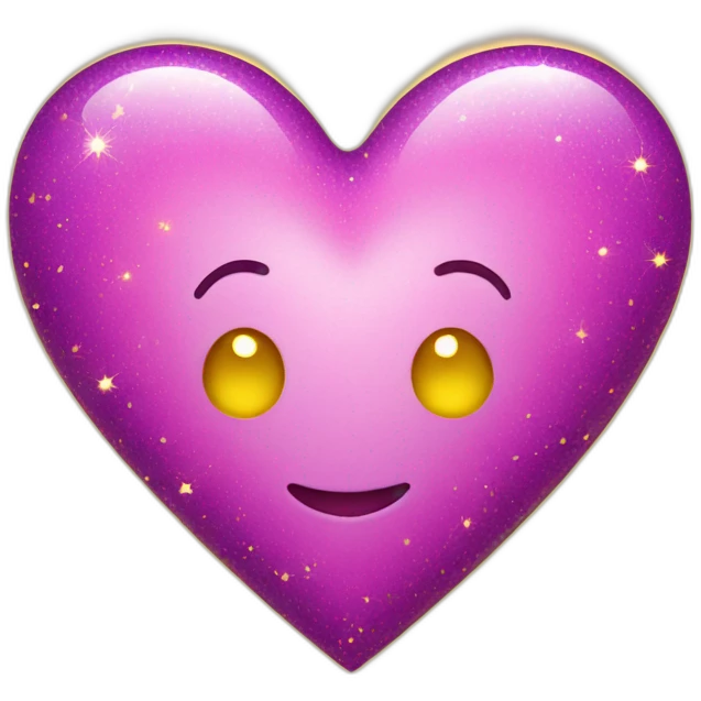 pink-and-purple-heart-with-yellow-sparkles emoji