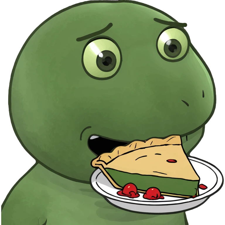 Me with a pie emoji