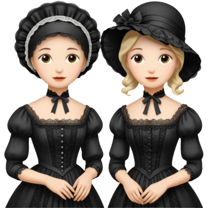 Victorian ladies  emoji