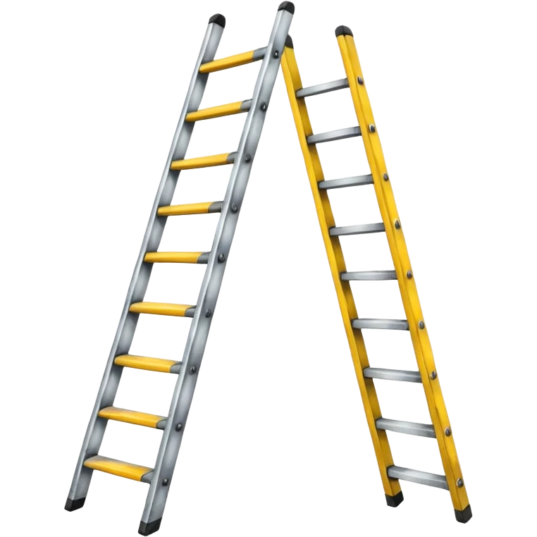Broken ladder with tape fix emoji
