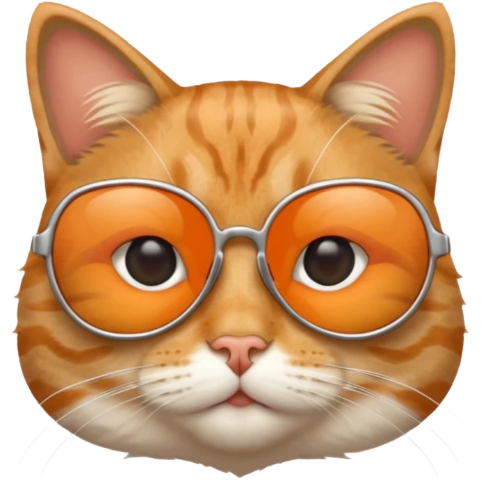 Cat wearing sunglasses emoji