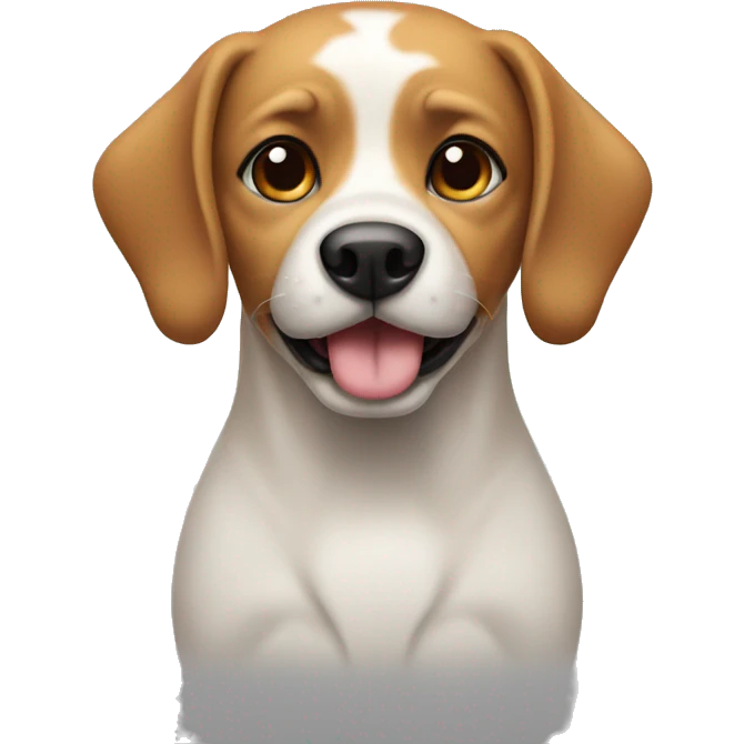 Dog in party emoji