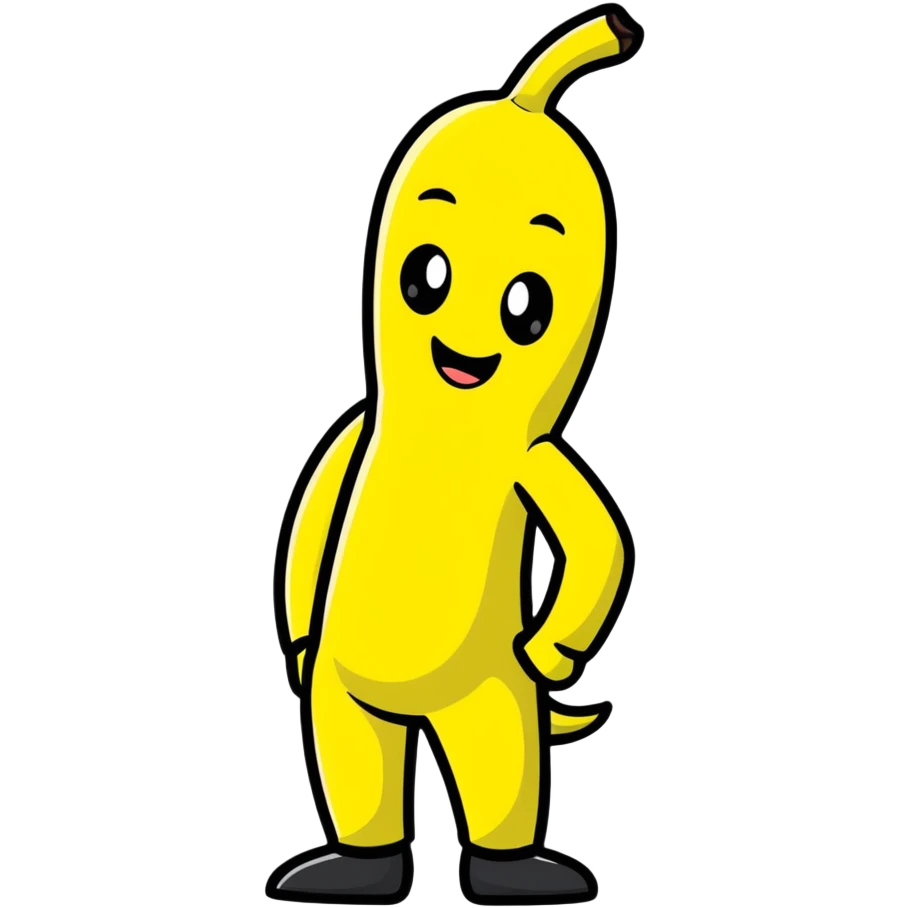 banana suit character emoji