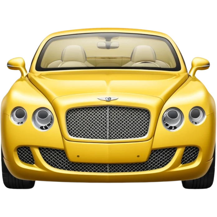 Yellow Bentley emoji