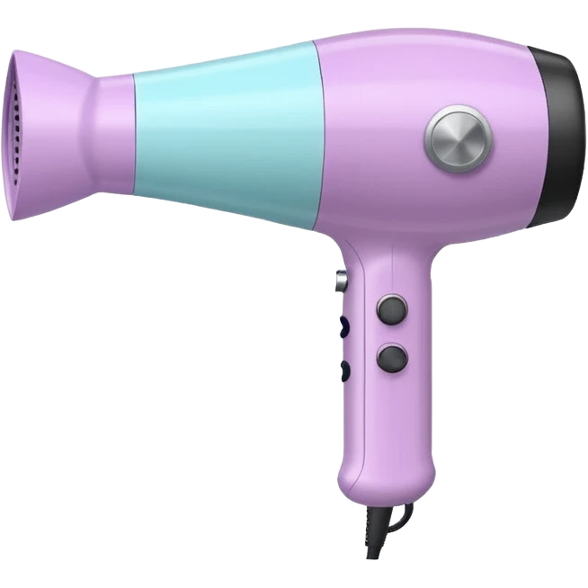 Cute Hair dryer, differentdesigns and pattern emoji