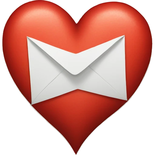 heart letter emoji