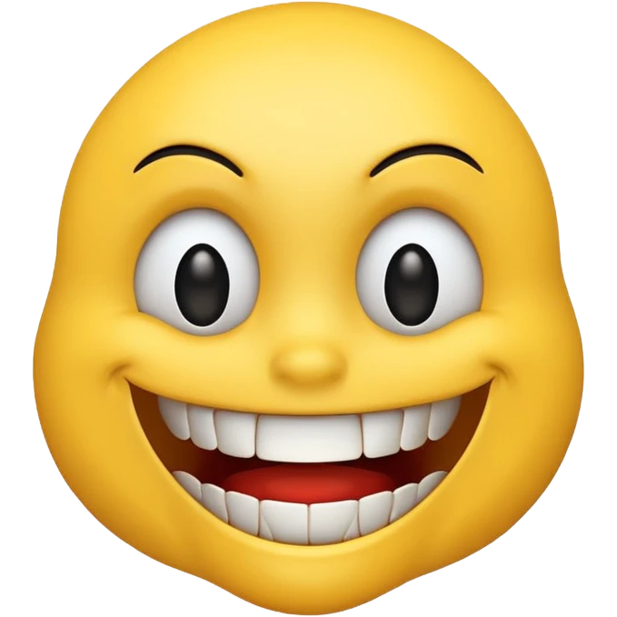 Scary smile emoji  emoji