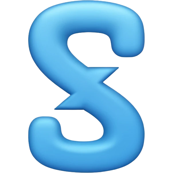 number 3 and letter x together, playful rounded font, no additional symbols emoji