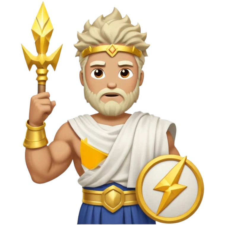 Greek god Zeus emoji