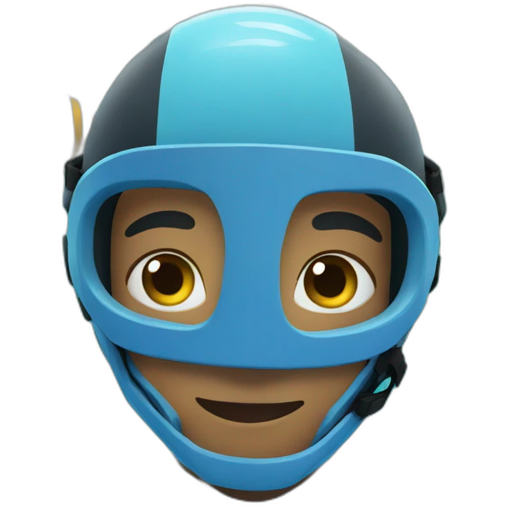 Underwater rugby player emoji