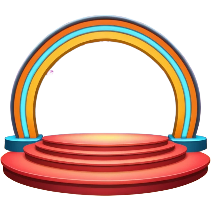 concert stage with lights emoji