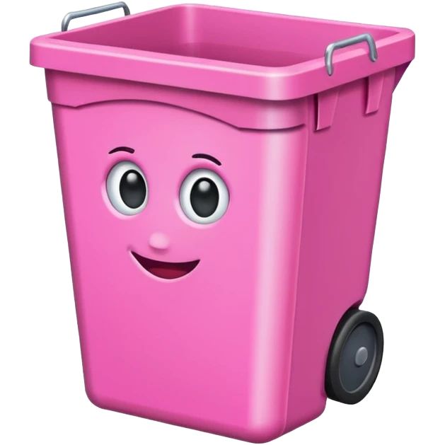 pink recycle bin

 emoji
