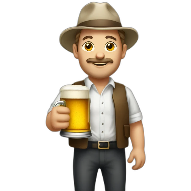 Samuel liedtke with beer emoji