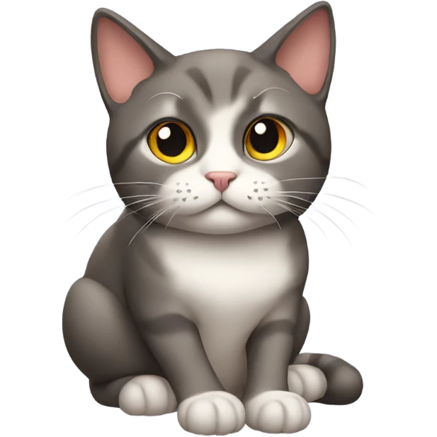 Cat thinking emoji